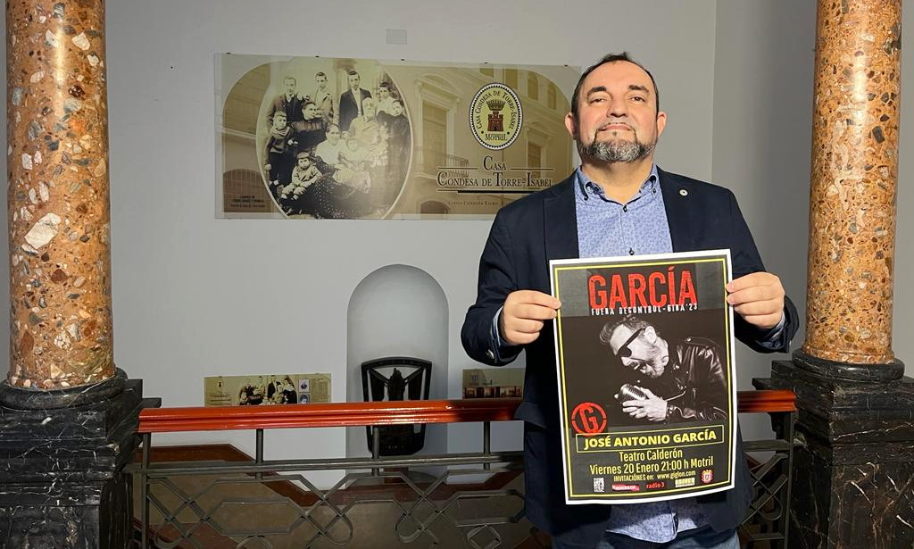 El rock visitará el Teatro Calderón con José Antonio García y El Hombre Garabato